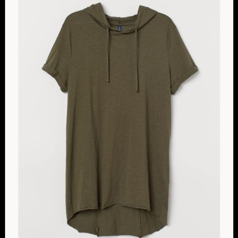 H&M Men’s Long Hooded T-shirt